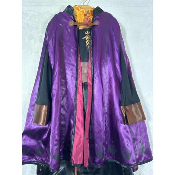 Disney Collection Princess Anna Costume Child's 5/6 Frozen Dress Cape - Picture 2 of 14